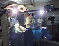 Bill Chvala and crew work in a state-of-the-art operating room for Good Samaritan Hospital.