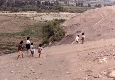 Desert area around Lima, Peru. One of the driest areas in the world. 