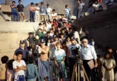 Outdoor theatre in Lima allows for freedom of expression.