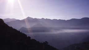 Early morning mountains shot.